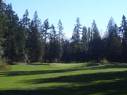 Number 15 fairway and green